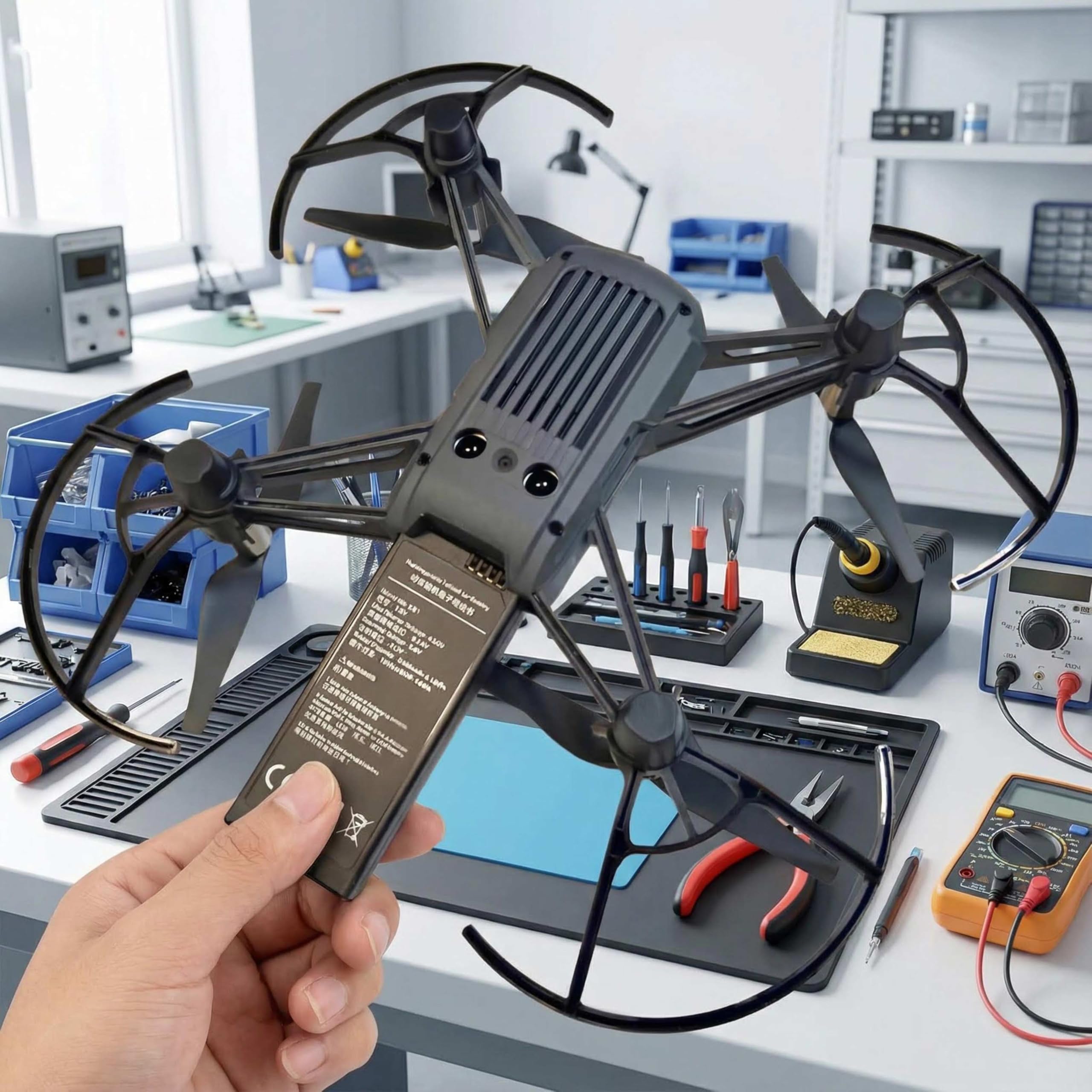 Amazon | Ryze Tech DJI Tello バッテリー用 1100mAh 3個 + USB Speed